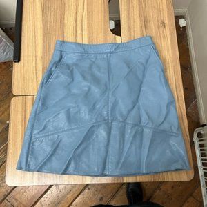 Faux Leather Skirt